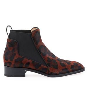 Christian Louboutin Marmada Flat Pony Foxy Calf Hair Chelsea Boots